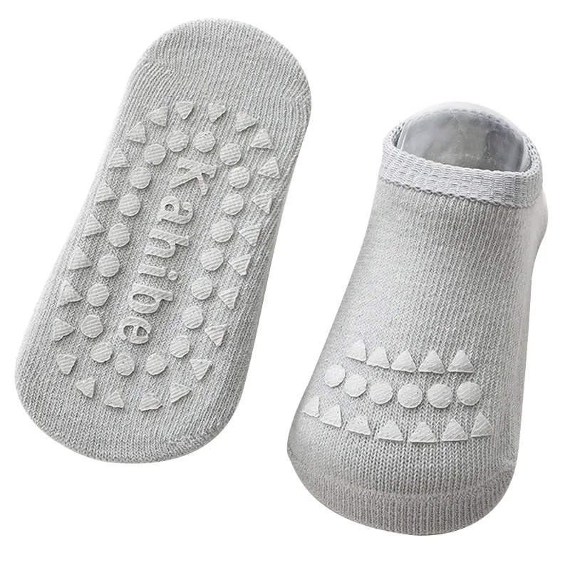 Calcetines antideslizantes con protector de rodilla para bebé – Seguridad al gatear - imagen 3