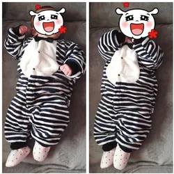 Pelele franela suave para bebé – Cálido invierno