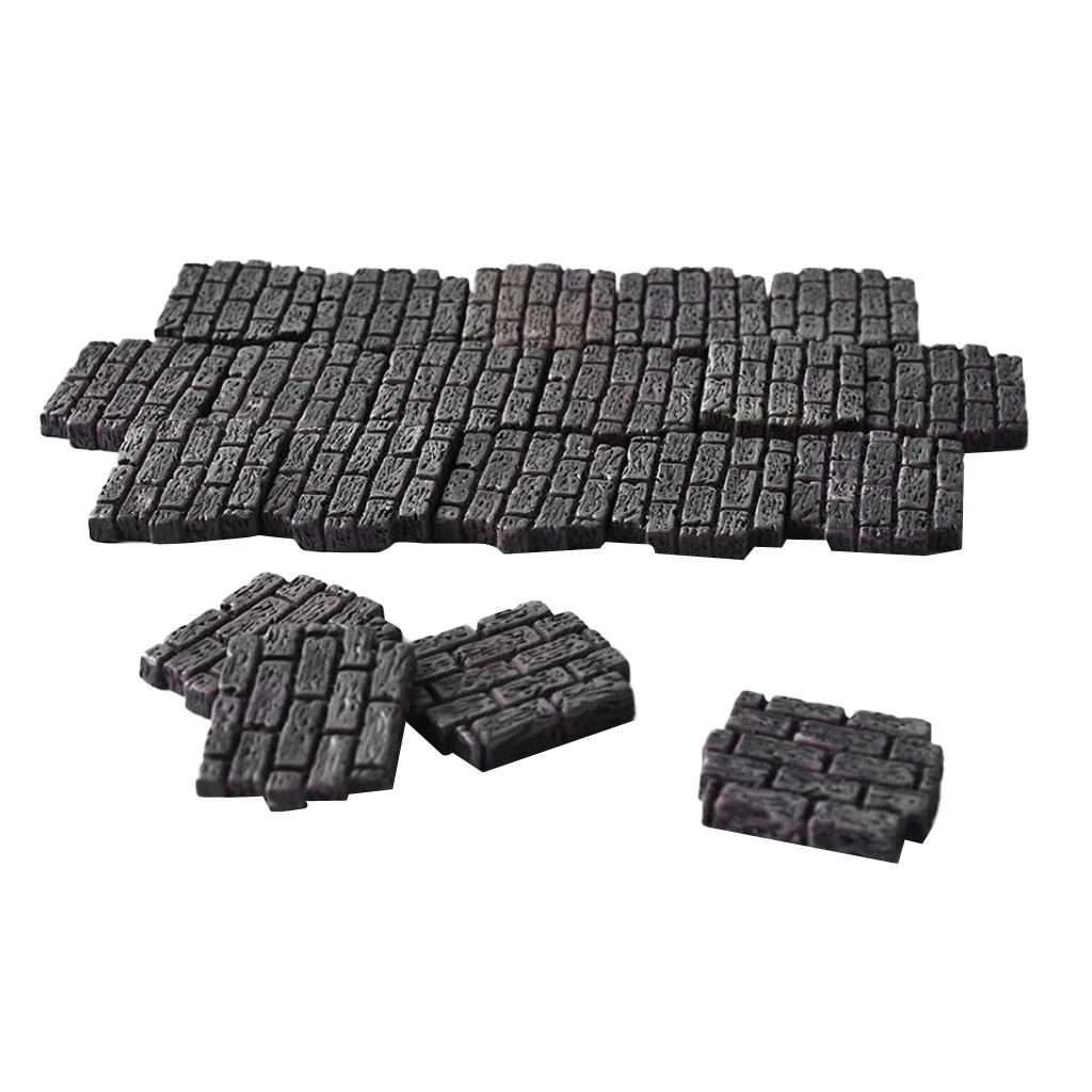 Ejemplo de jardín de hadas con bloques y mini figuras