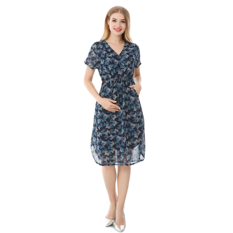 Vestido holgado de verano para lactancia