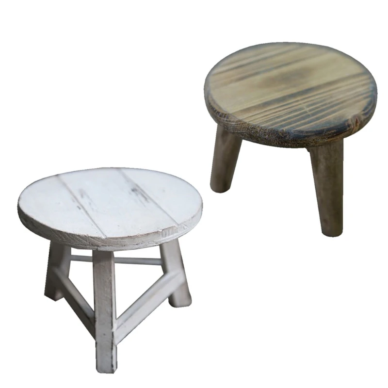 Mesa fotos recién nacido – Mini escritorio madera - imagen 2