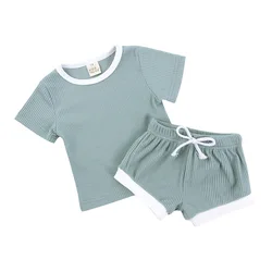 Conjunto verano rayas niño – Algodón suave