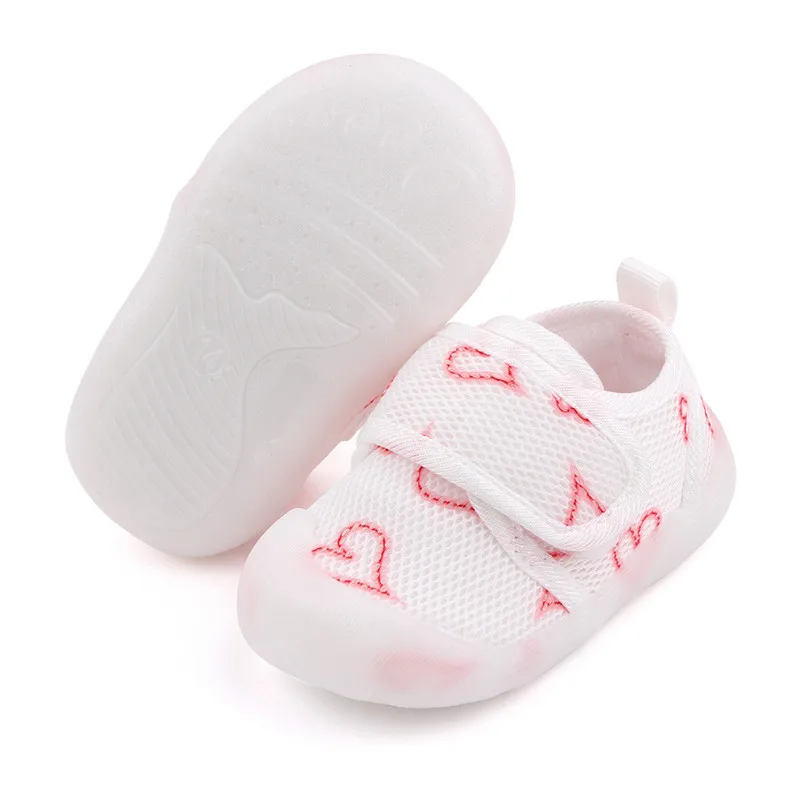 Zapatos de bebé antideslizantes de malla transpirable y cómodos