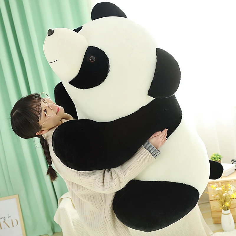 Peluche de panda suave realista para regalar cumpleaños