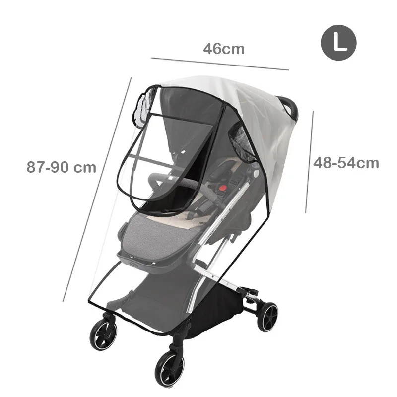 Funda lluvia impermeable para cochecito de bebé EVA - imagen 3