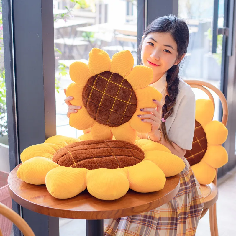 Peluche cojín girasol para sofá y sillita infantil - imagen 5