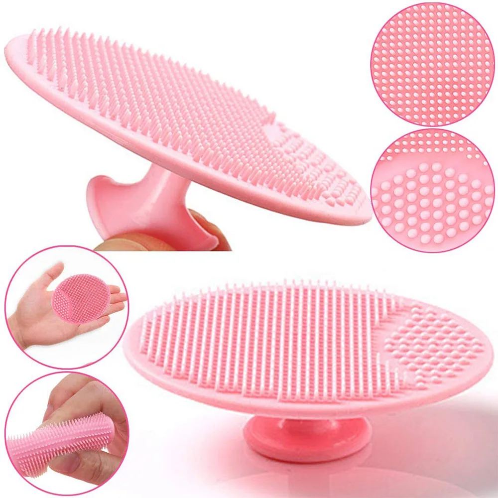 Cepillo de silicona bebé para baño masaje exfoliante gorro cuna - imagen 5
