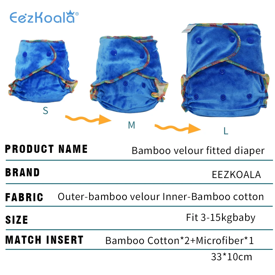 EezKoala Pañal lavable de bambú para bebé - imagen 5