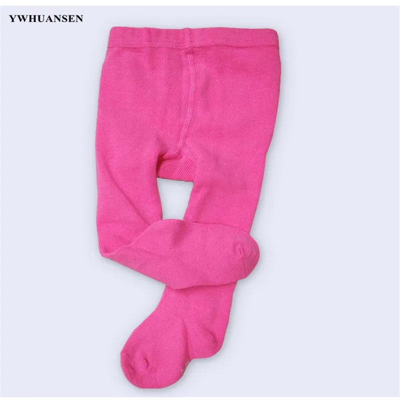 YWHUANSEN Pantimedias para bebé – Lisas primavera y otoño - imagen 3
