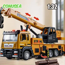 Camión grúa con luces y sonidos para niños – Juguete construcción