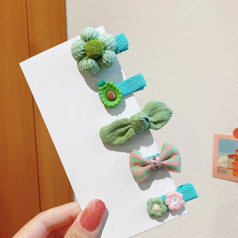 Horquilla lazo floral para niña – Accesorio pelo infantil - imagen 2