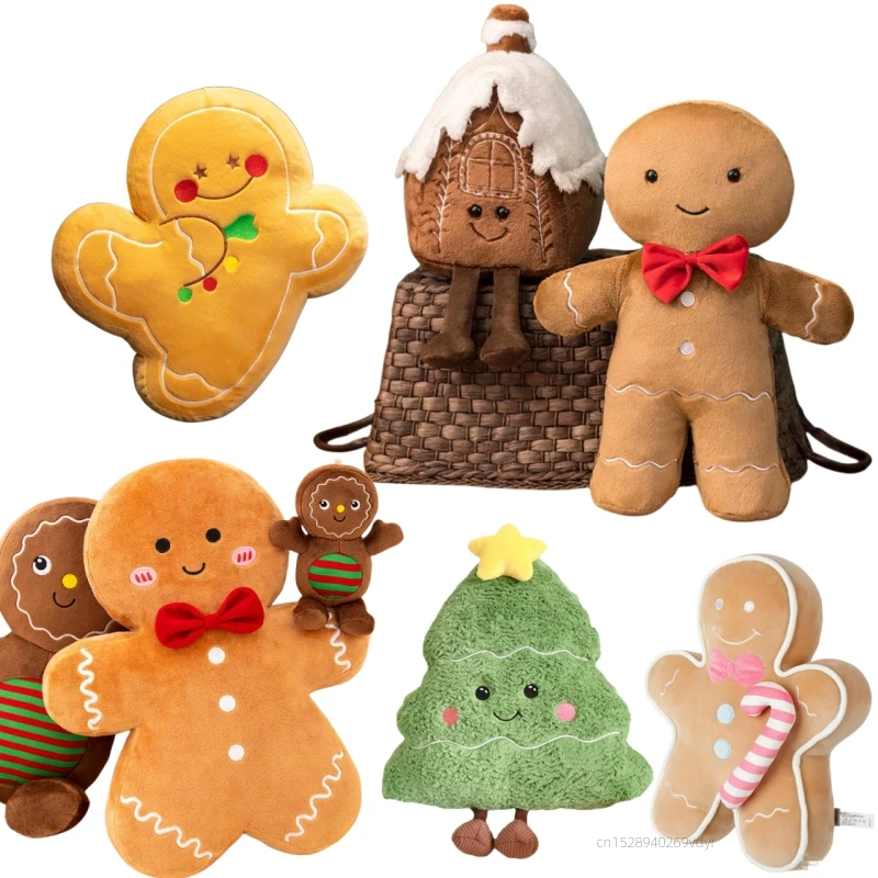 Deocr cojín navideño Papá Noel y muñeco de nieve