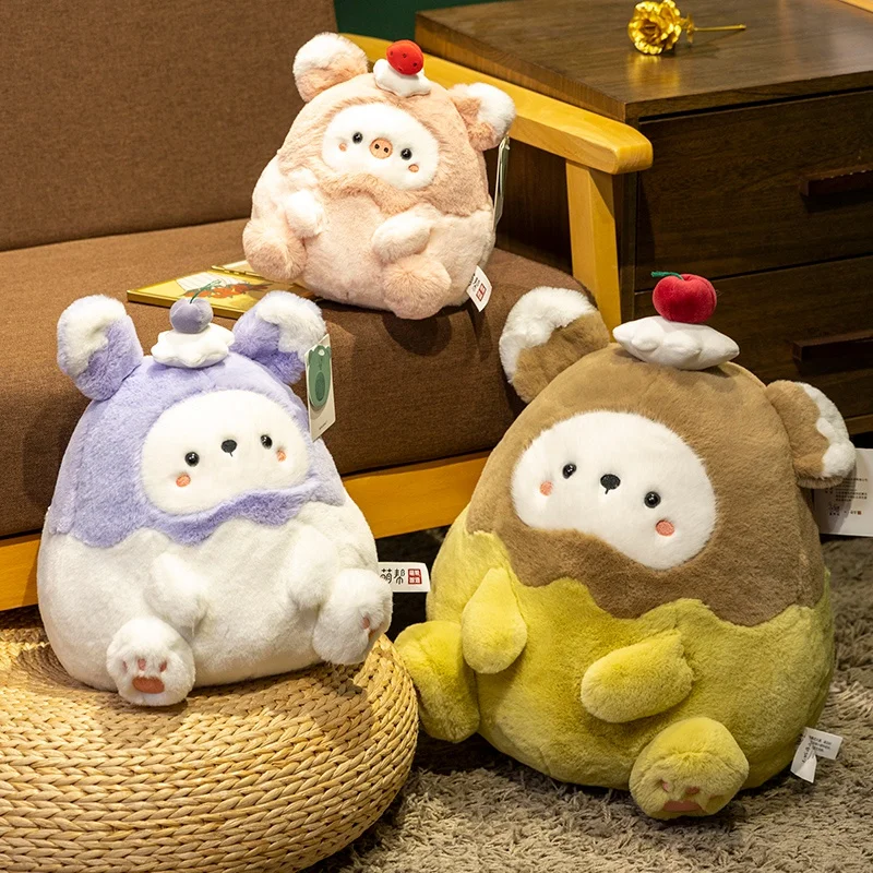 Almohada de peluche animal para dormir, suave y rosa - imagen 2