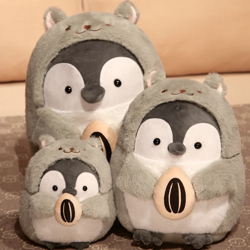 Peluche de pingüino suave para niños, almohada animal - imagen 3