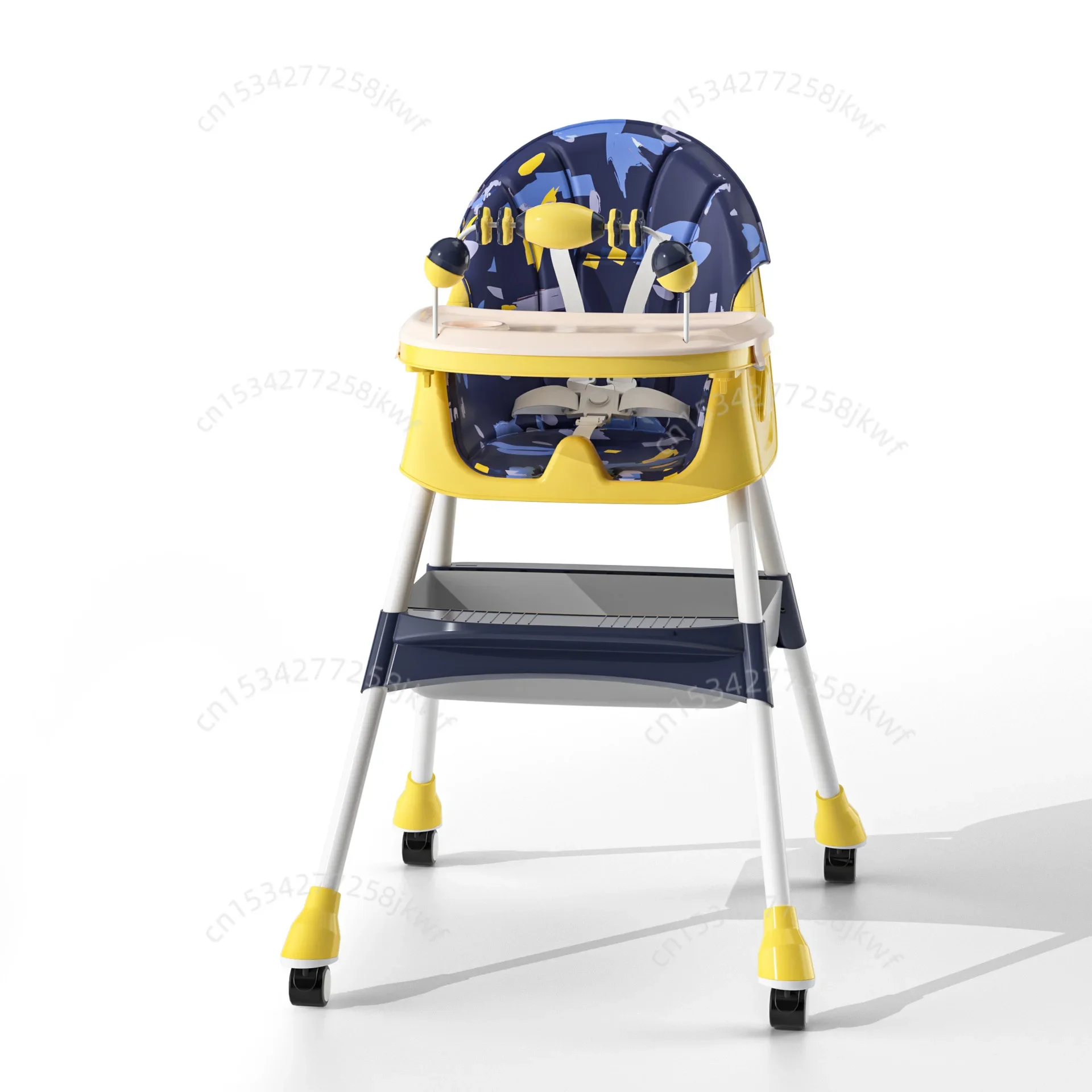Trona plegable infantil bebé – Altura ajustable multifuncional - imagen 5