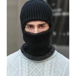 Gorro térmico de invierno punto grueso unisex para frío