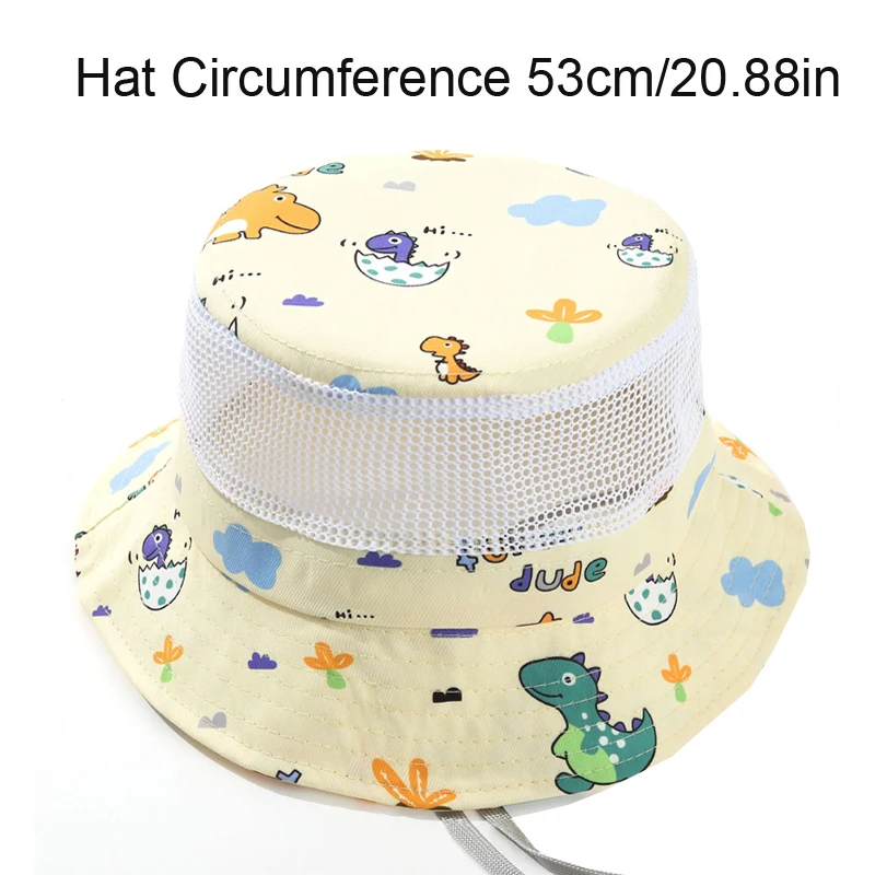 Sombrero infantil de verano de malla con dinosaurios - imagen 5