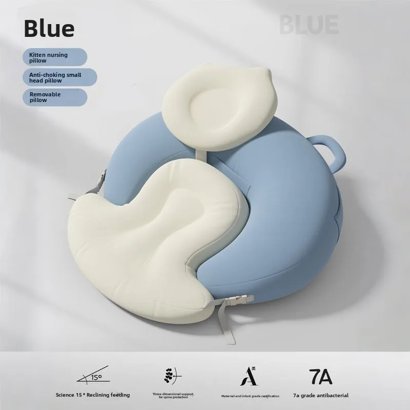 Almohada de lactancia antiasfixia con soporte ergonómico estable - imagen 5