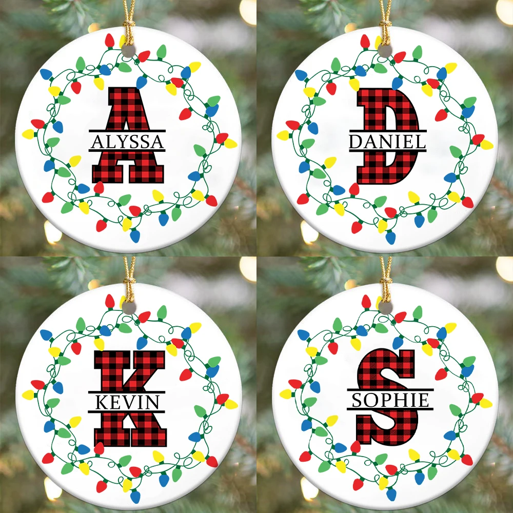 Adorno navideño personalizado con nombre para bebé – Regalo original - imagen 3