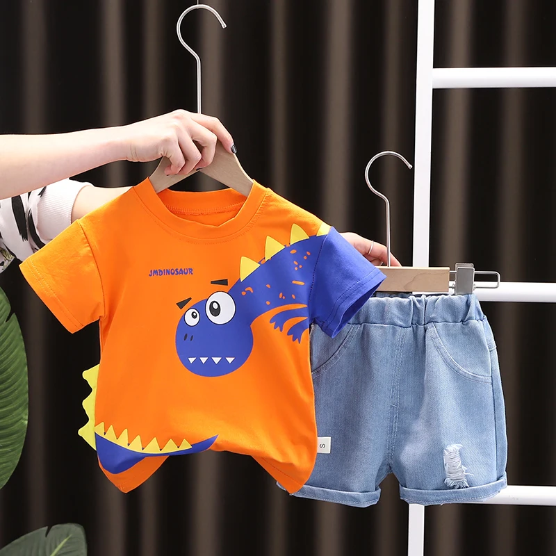 Conjunto bebé verano con camiseta y pantalón corto para niña - imagen 3