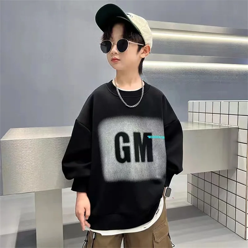 Jersey de manga larga con letras para niño - Primavera otoñal - imagen 2