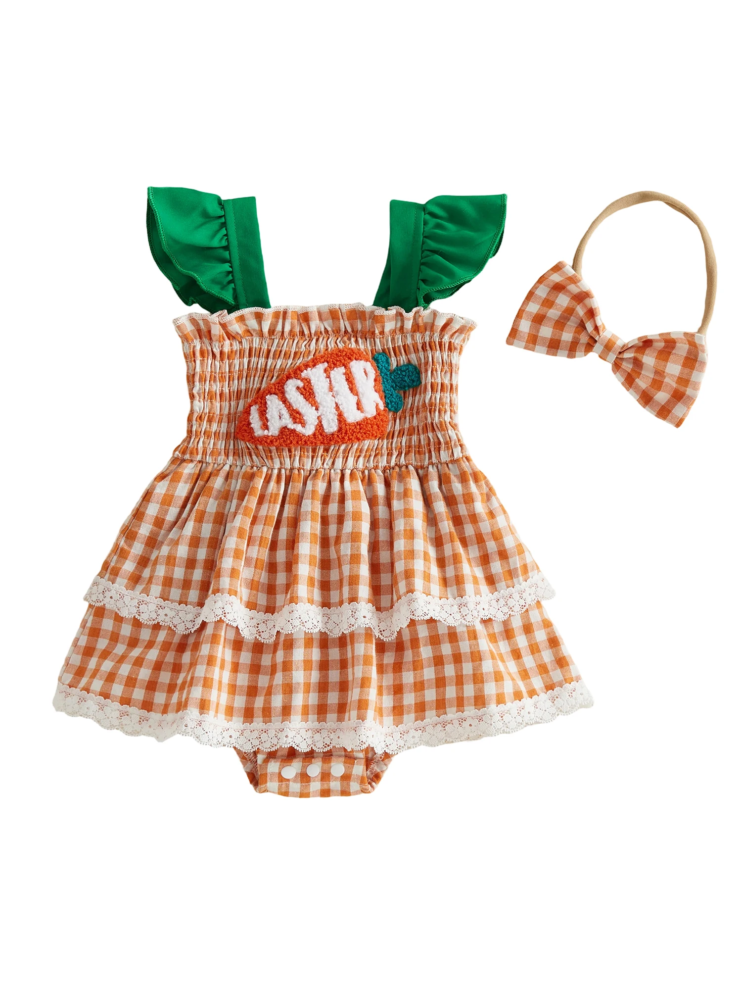 Conjunto Pascua niña vista frontal