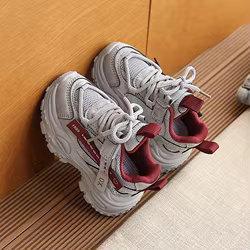 Zapatillas deportivas de malla para niña antideslizantes de diario