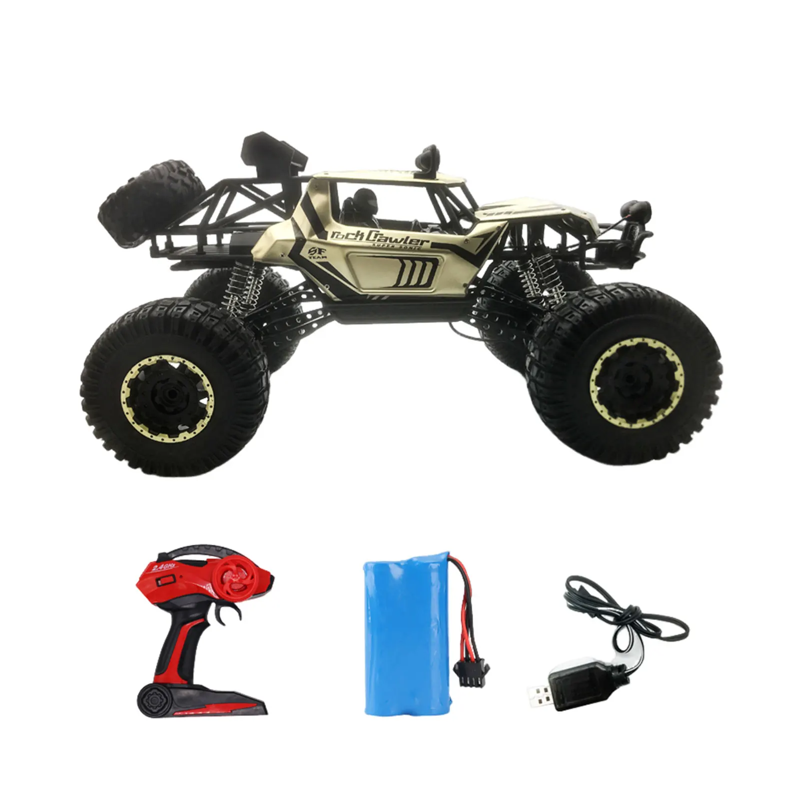 Camión teledirigido RC 4x4 de orugas metal todoterreno 4WD - imagen 4