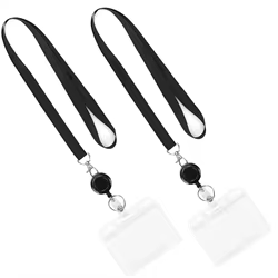 Portatarjetas de identificación con cordón - Llavero e insignias