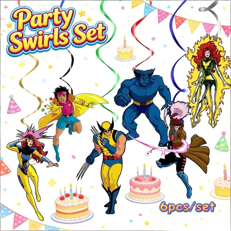Adornos en espiral X-man97 brillantes para Navidad y hogar - imagen 2