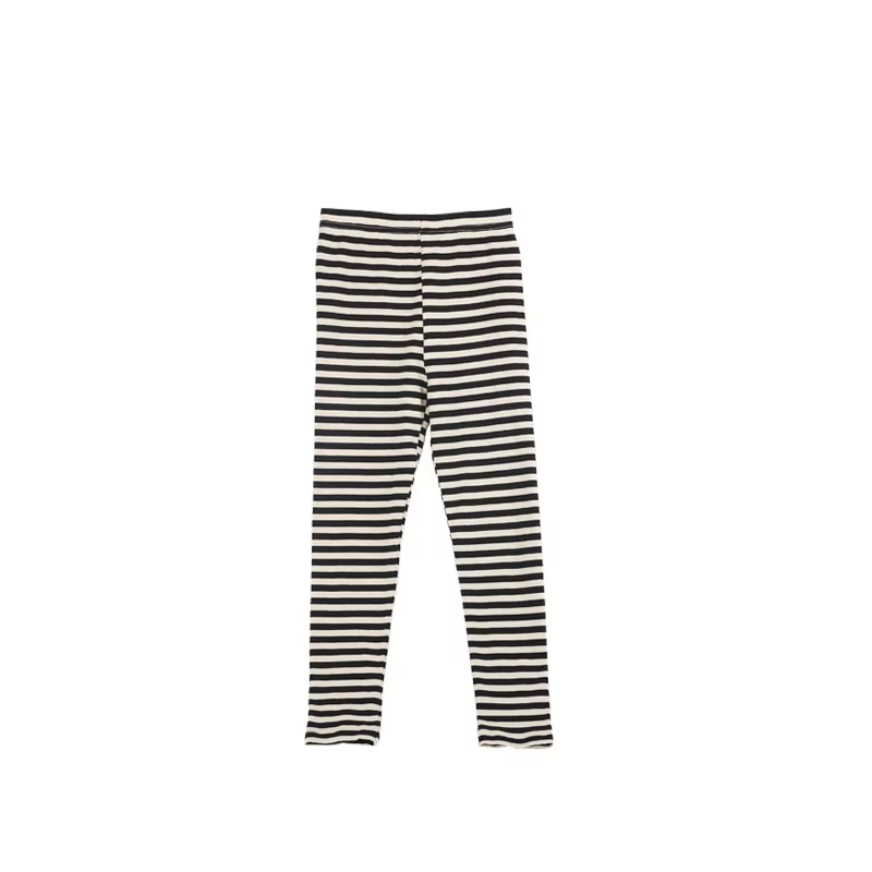 Pantalones de niña en algodón elástico – Color caramelo - imagen 2