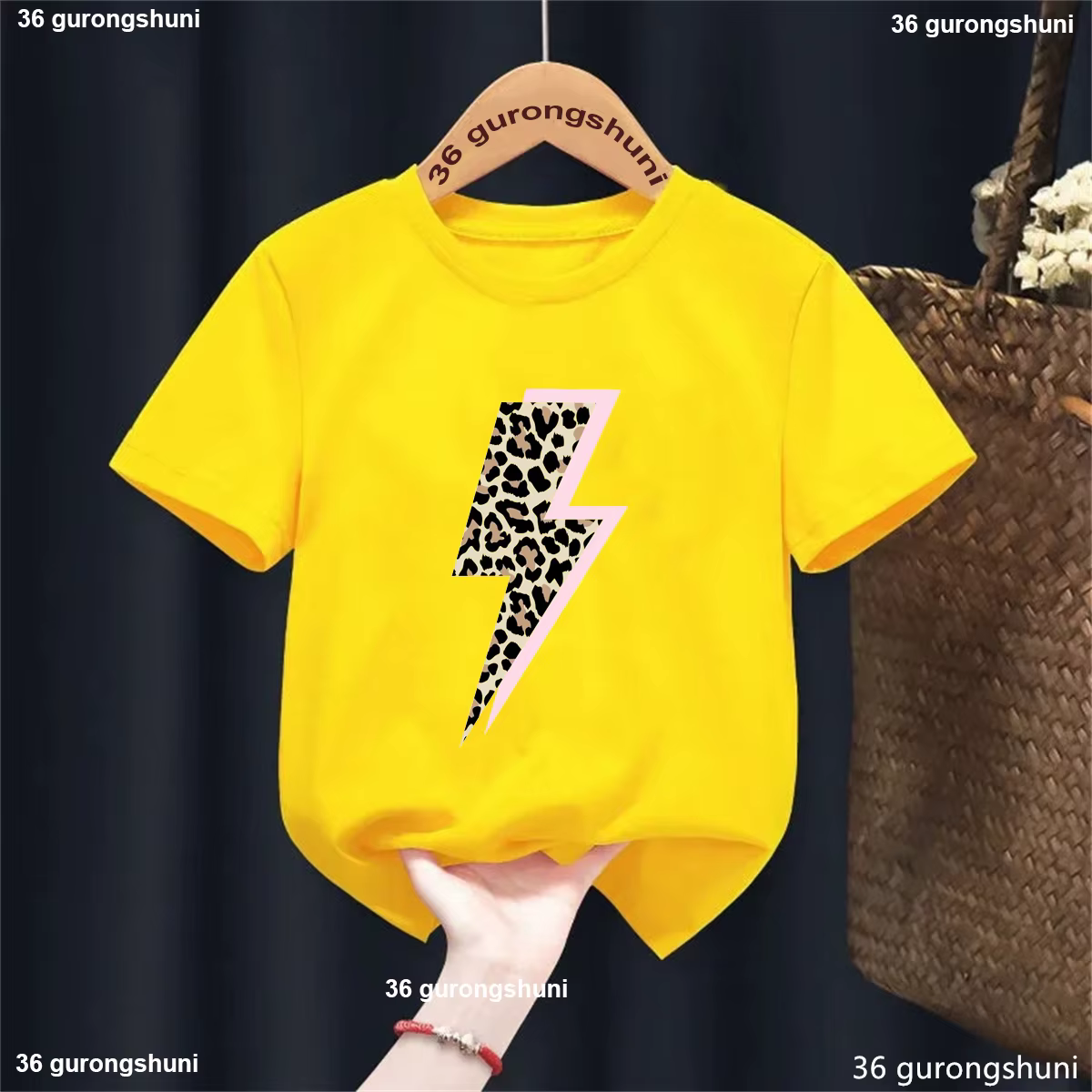 Camiseta leopardo para niños y niñas – Estilo divertido manga corta - imagen 5