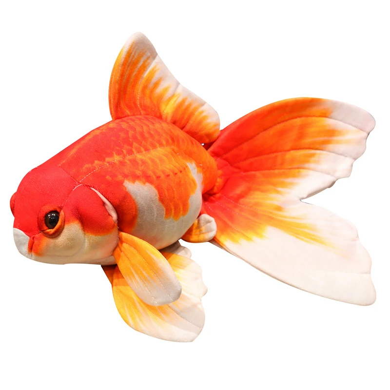 Peluche pez koi dorado juguete suave infantil