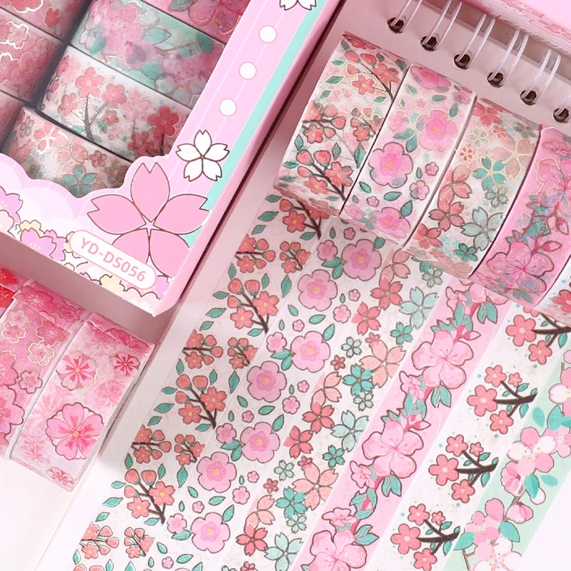 Cinta washi Sakura decorativa para álbum de recortes y diario - imagen 5