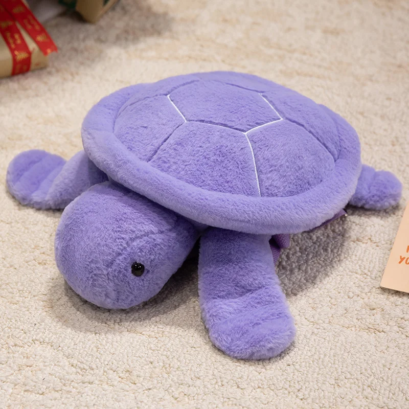 Peluche Kawaii de tortuga marina, suave cojín y decoración infantil - imagen 3
