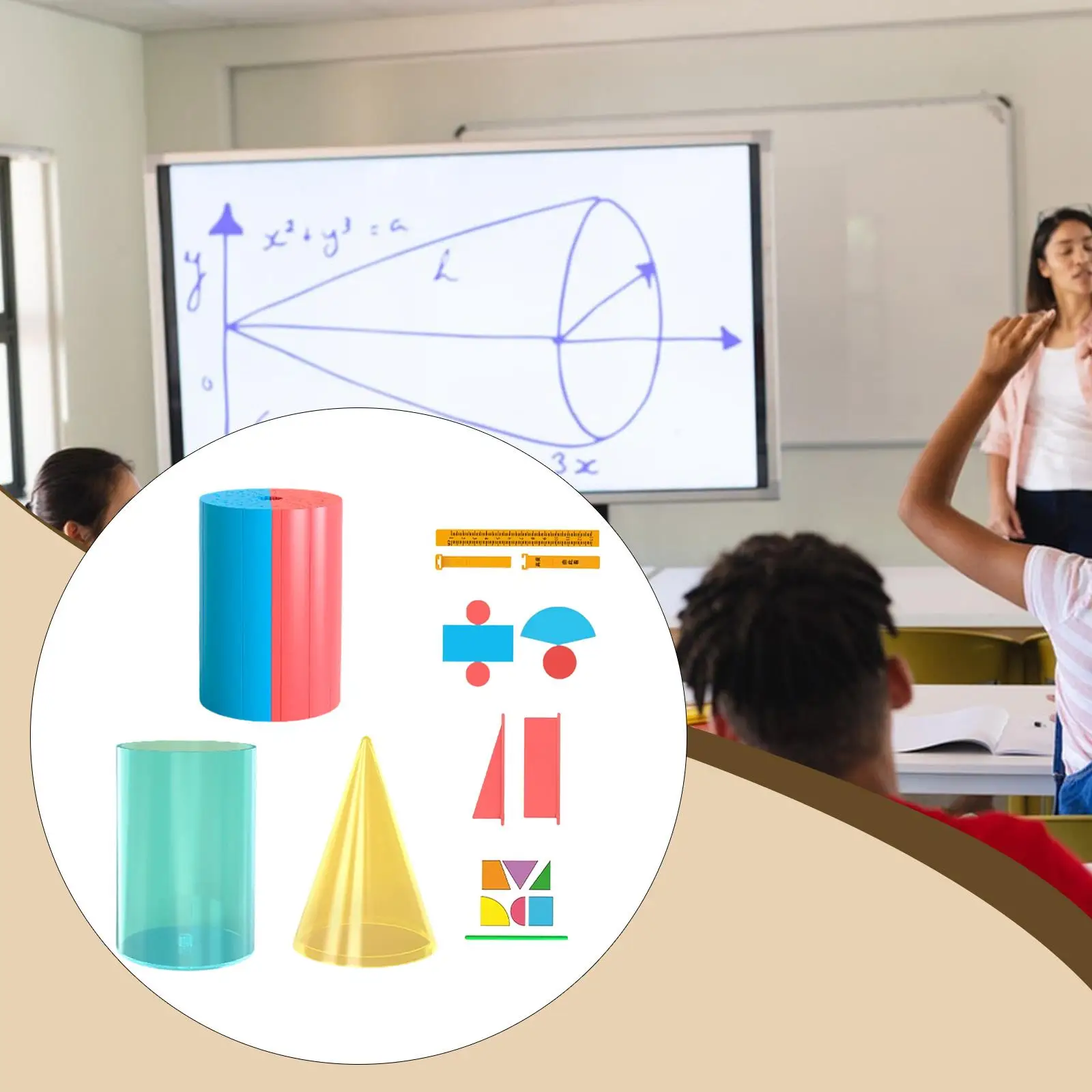 Material didáctico de matemáticas para 6.º con formas geométricas - imagen 4