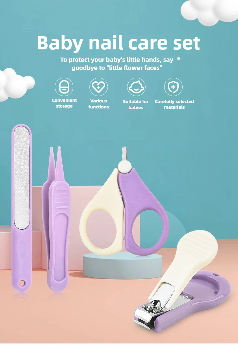 Herramientas del kit para el cuidado del bebé