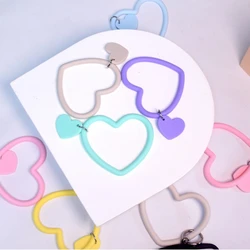 Llavero con pulsera de silicona transparente antipérdida Love