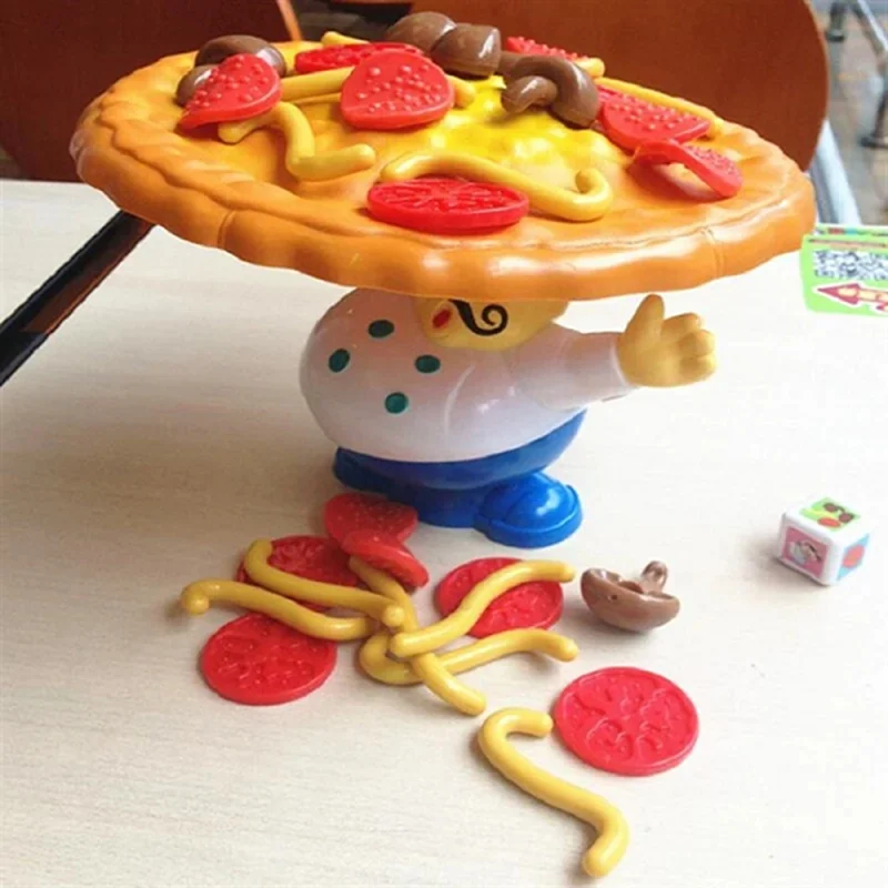 Juego de mesa de equilibrio Pizza para niños en familia divertido - imagen 4