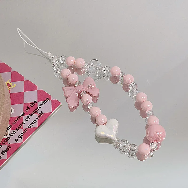 Correa de cristal para teléfono móvil – Accesorio kawaii para mochila escolar - imagen 3
