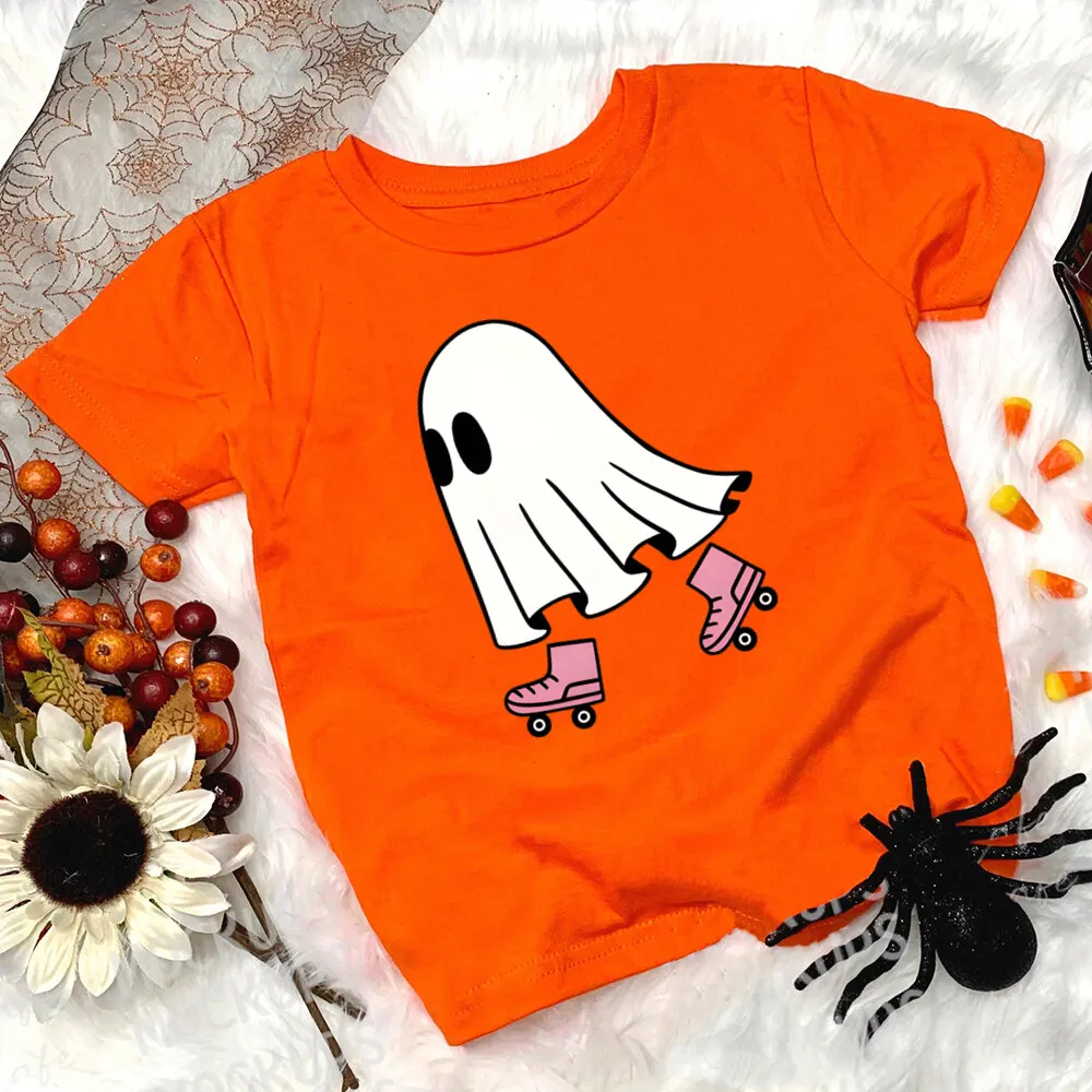 Traje de Halloween infantil – Camiseta divertida otoño fiesta - imagen 4