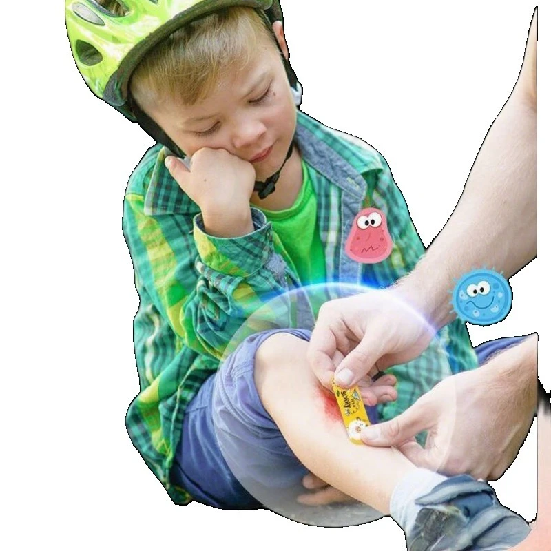 Tiritas adhesivas infantiles con parches de animales primeros auxilios - imagen 4