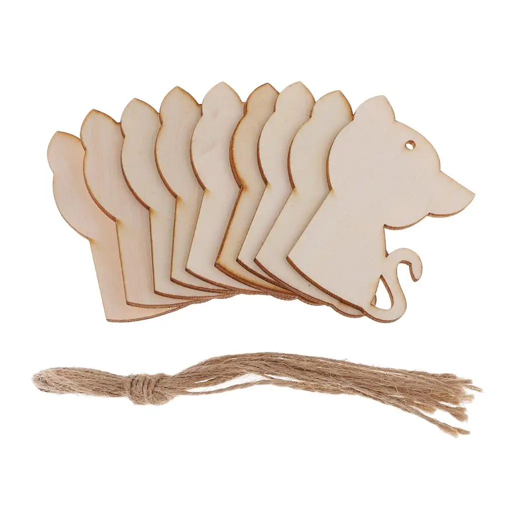 Recortes animales madera para decorar árbol de Navidad - imagen 2