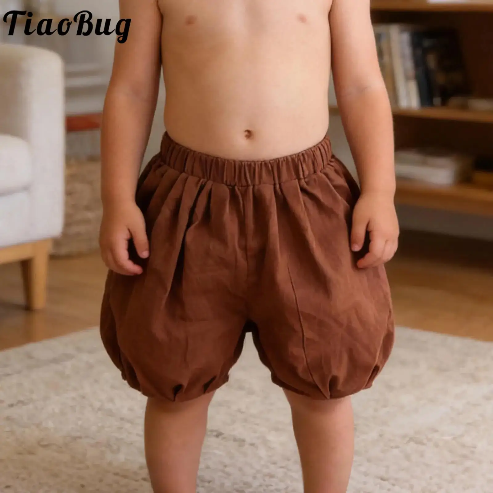 Pantalones bombachos de algodón para bebé – Estilo medieval - imagen 3