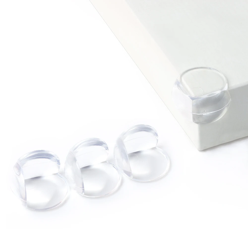 Protectores esquinas de mesa de silicona transparentes anticolisión - imagen 2