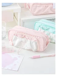 Estuche escolar portátil para niñas – Dos colores