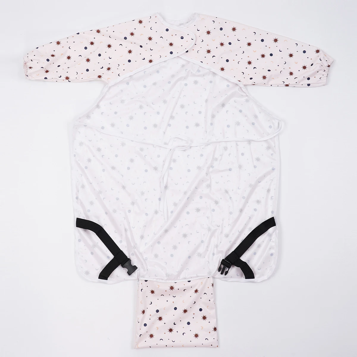 Protector trona impermeable con babero mono y delantal ecológico - imagen 3