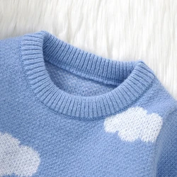 Jersey de punto cuello redondo para bebé y niño