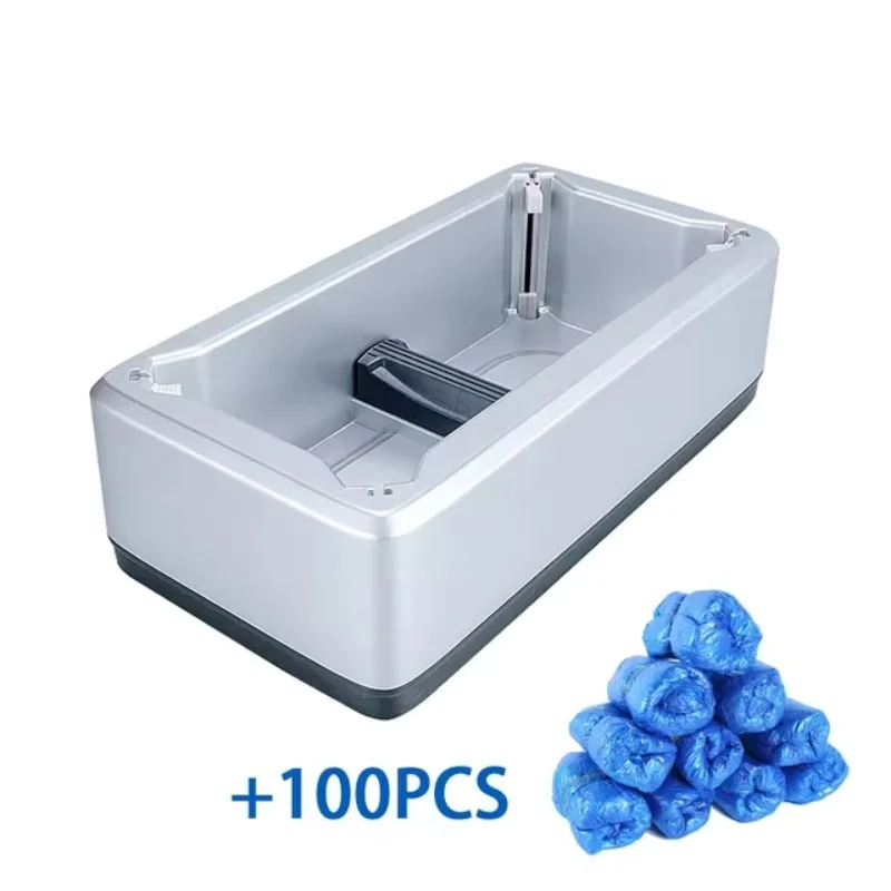 Dispensador automático de cubrezapatos desechables impermeables