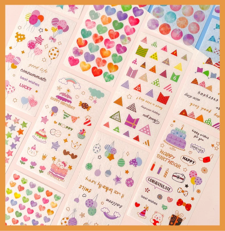 Pegatinas infantiles con dibujos animados